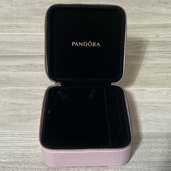 PANDORA / Pink Jewelry Case Travel - Picture 5 of 9